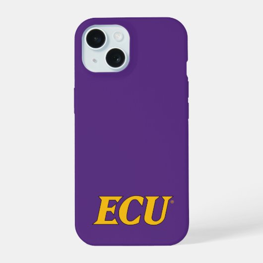 Universiteit van East Carolina | ECU LOGO iPhone 15 Case (Achterkant)