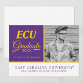 Universiteit van East Carolina | ECU LOGO Kaart (Voorkant / Achterkant)