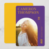 Universiteit van East Carolina | ECU LOGO Kaart (Voorkant / Achterkant)