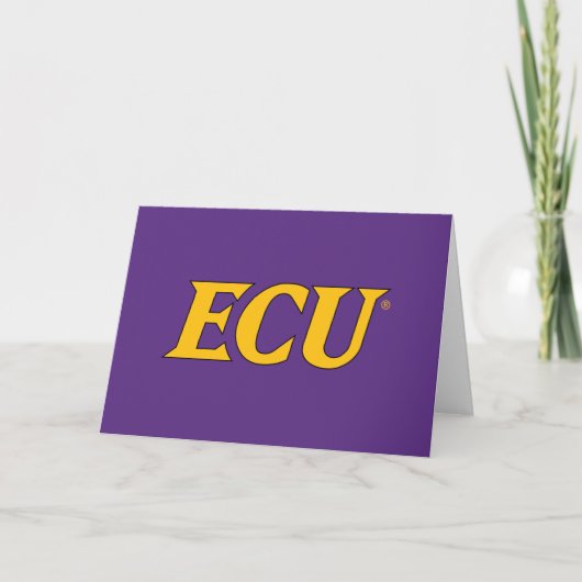 Universiteit van East Carolina | ECU LOGO Kaart (Voorkant)