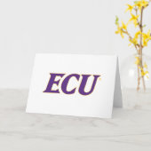 Universiteit van East Carolina | ECU LOGO Kaart (Gele Bloem)