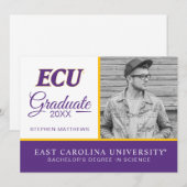 Universiteit van East Carolina | ECU LOGO Kaart (Voorkant / Achterkant)