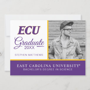 Universiteit van East Carolina ECU LOGO Kaart