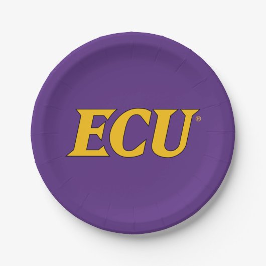 Universiteit van East Carolina | ECU LOGO Papieren Bordje (Voorkant)