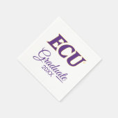 Universiteit van East Carolina | ECU LOGO Servet (Hoek)