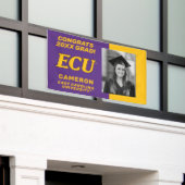 Universiteit van East Carolina | ECU LOGO Spandoek (Buitenkant Gebouw)