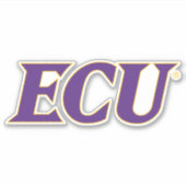 Universiteit van East Carolina | ECU LOGO Sticker (Voorkant)
