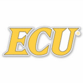 Universiteit van East Carolina | ECU LOGO Sticker (Voorkant)