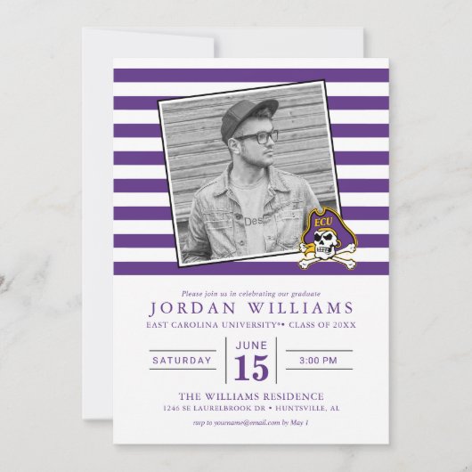 Universiteit van East Carolina | ECU Piraten Aankondiging (Voorkant)