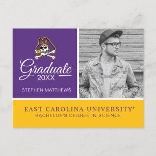 Universiteit van East Carolina   ECU Piraten Aankondigingskaart