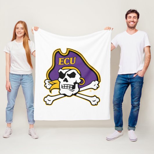 Universiteit van East Carolina | ECU Piraten Fleece Deken (In situ)