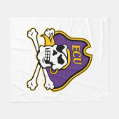 Universiteit van East Carolina | ECU Piraten Fleece Deken (Voorkant (Horizontaal))