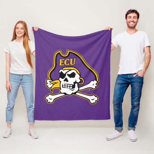 Universiteit van East Carolina | ECU Piraten Fleece Deken (In situ)