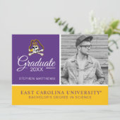Universiteit van East Carolina | ECU Piraten Kaart (Staand voorkant)