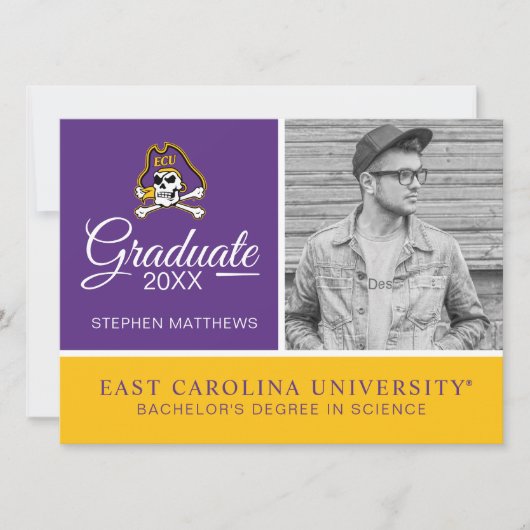 Universiteit van East Carolina | ECU Piraten Kaart (Voorkant)