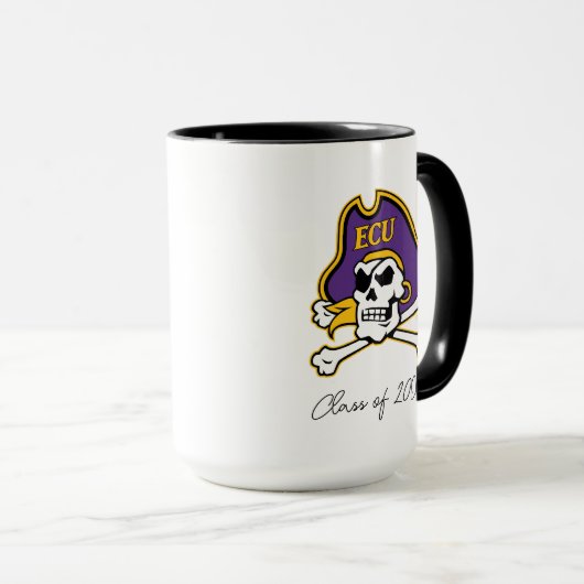 Universiteit van East Carolina | ECU Piraten Mok (Voorkant rechts)