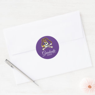 Universiteit van East Carolina ECU Piraten Ronde Sticker