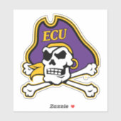 Universiteit van East Carolina | ECU Piraten Sticker (Vel)