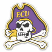 Universiteit van East Carolina | ECU Piraten Sticker (Voorkant)