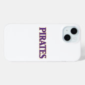 Universiteit van East Carolina | Piraten Case-Mate iPhone Case (Achterkant (horizontaal))
