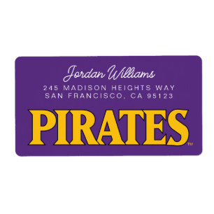Universiteit van East Carolina Piraten Etiket