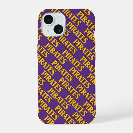Universiteit van East Carolina | Piraten iPhone 15 Case (Achterkant)