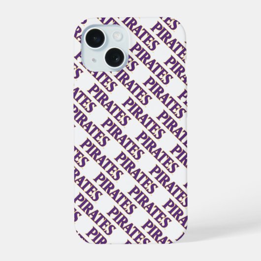 Universiteit van East Carolina | Piraten iPhone 15 Case (Achterkant)