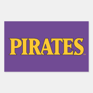 Universiteit van East Carolina Piraten Rechthoekige Sticker