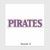 Universiteit van East Carolina | Piraten Sticker (Vel)
