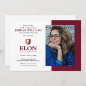 Universiteit van Elon Aankondiging (Voorkant / Achterkant)