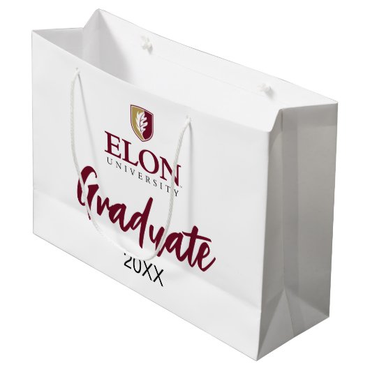 Universiteit van Elon | Afstuderen 20XX Groot Cadeauzakje (Voorkant Gekanteld)