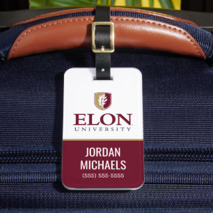 Universiteit van Elon Bagagelabel