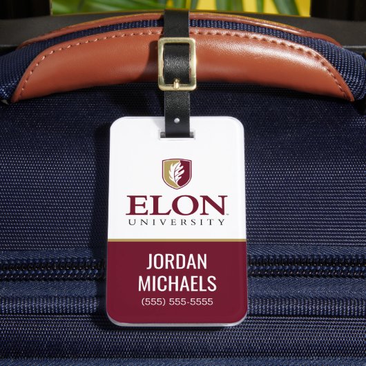 Universiteit van Elon Bagagelabel (Voorkant Insitu 2)