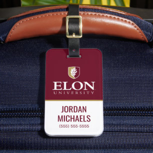 Universiteit van Elon Bagagelabel