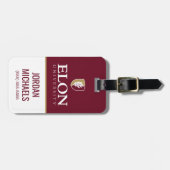 Universiteit van Elon Bagagelabel (Voorkant horizontaal)