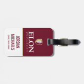 Universiteit van Elon Bagagelabel (Achterkant horizontaal)