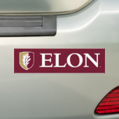 Universiteit van Elon Bumpersticker (Op auto)