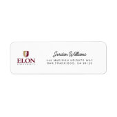 Universiteit van Elon Etiket (Voorkant)