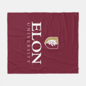 Universiteit van Elon Fleece Deken (Voorkant (Horizontaal))