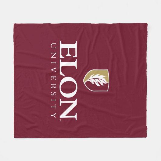 Universiteit van Elon Fleece Deken (Voorkant (Horizontaal))