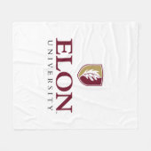 Universiteit van Elon Fleece Deken (Voorkant (Horizontaal))