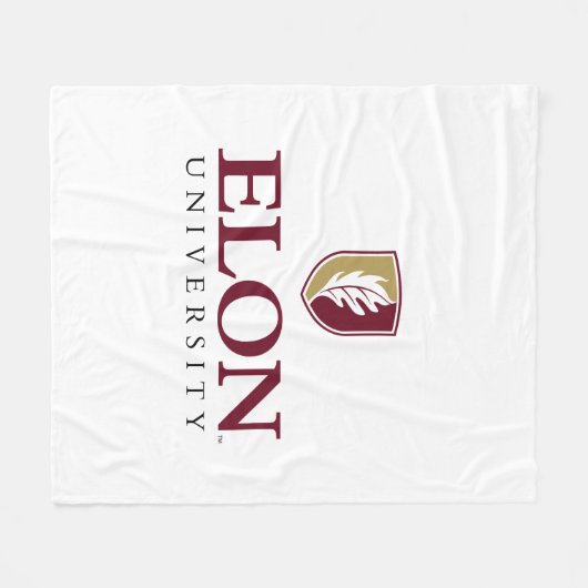 Universiteit van Elon Fleece Deken (Voorkant (Horizontaal))
