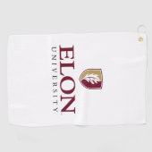 Universiteit van Elon Golfhanddoek (Horizontaal)