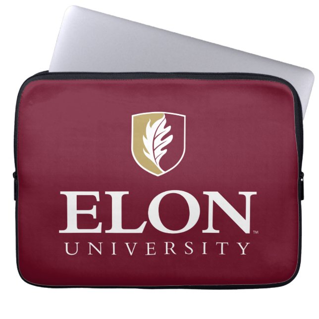 Universiteit van Elon Laptop Sleeve (Voorkant)