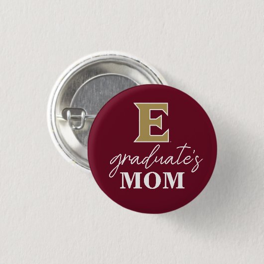 Universiteit van Elon | Mama van de afgestudeerde Ronde Button 3,2 Cm (Voorkant /achterkant)