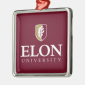 Universiteit van Elon Metalen Ornament (Links)