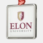 Universiteit van Elon Metalen Ornament (Links)