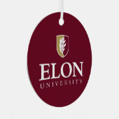 Universiteit van Elon Metalen Ornament (Voorkant Rechts)