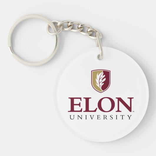Universiteit van Elon Sleutelhanger (Voorkant)