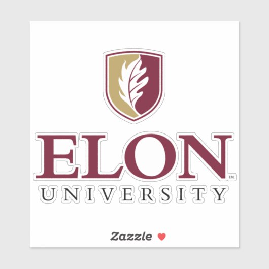 Universiteit van Elon Sticker (Vel)